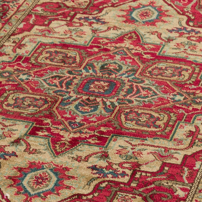 Windsor WIN10 Traditional Classic Floral Vine Medallion Border Red/Multi Runner-Asiatic Carpets-Rug Love - The Most Loved Rug Store