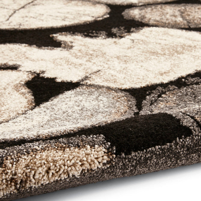 Woodland 4626 Modern Abstract Tree Trunk Logs Soft High-Density Durable Easy-Care Polypropylene Cream/Grey Rug-Think Rugs-Rug Love - The Most Loved Rug Store