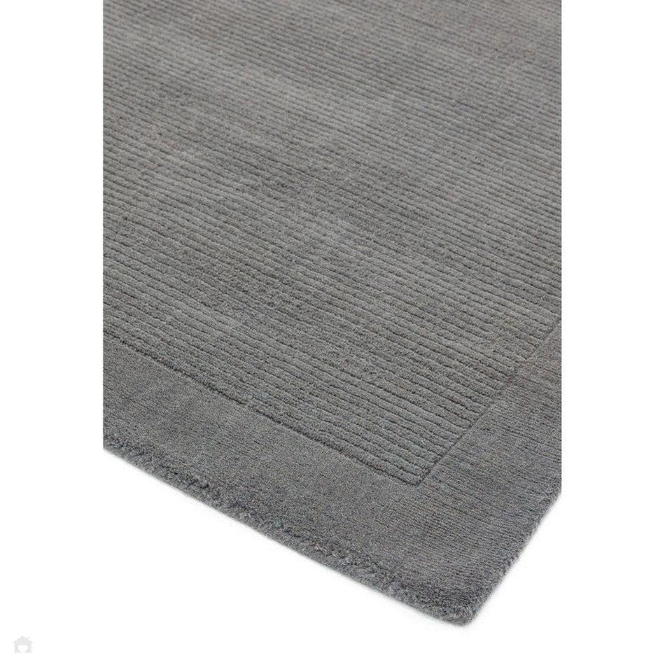 Plain Ribbed Rectangle Rug On Sale York Modern Plain Textured Subtle Ribbed Stripe Contrast Smooth ...
