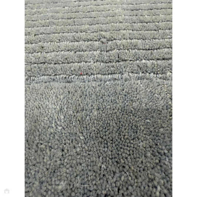 York Modern Plain Textured Subtle Ribbed Stripe Contrasting Smooth Border Handwoven Wool Loop Pile Pale Duck Egg Blue Rug-Asiatic Carpets-Rug Love - The Most Loved Rug Store
