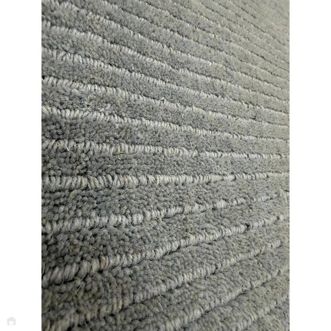 York Modern Plain Textured Subtle Ribbed Stripe Contrasting Smooth Border Handwoven Wool Loop Pile Pale Duck Egg Blue Rug-Asiatic Carpets-Rug Love - The Most Loved Rug Store