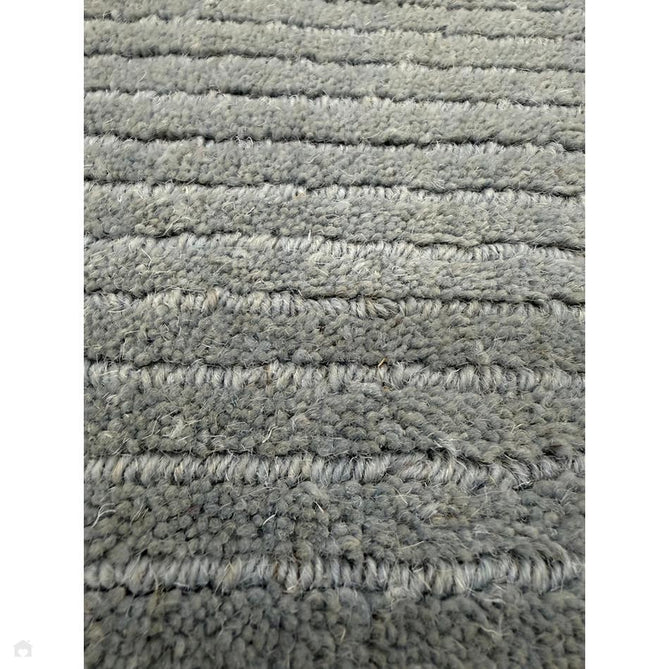 York Modern Plain Textured Subtle Ribbed Stripe Contrasting Smooth Border Handwoven Wool Loop Pile Pale Duck Egg Blue Rug-Asiatic Carpets-Rug Love - The Most Loved Rug Store