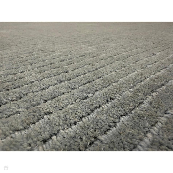 York Modern Plain Textured Subtle Ribbed Stripe Contrasting Smooth Border Handwoven Wool Loop Pile Pale Duck Egg Blue Rug-Asiatic Carpets-Rug Love - The Most Loved Rug Store