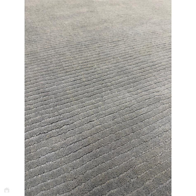 York Modern Plain Textured Subtle Ribbed Stripe Contrasting Smooth Border Handwoven Wool Loop Pile Pale Duck Egg Blue Runner-Asiatic Carpets-Rug Love - The Most Loved Rug Store