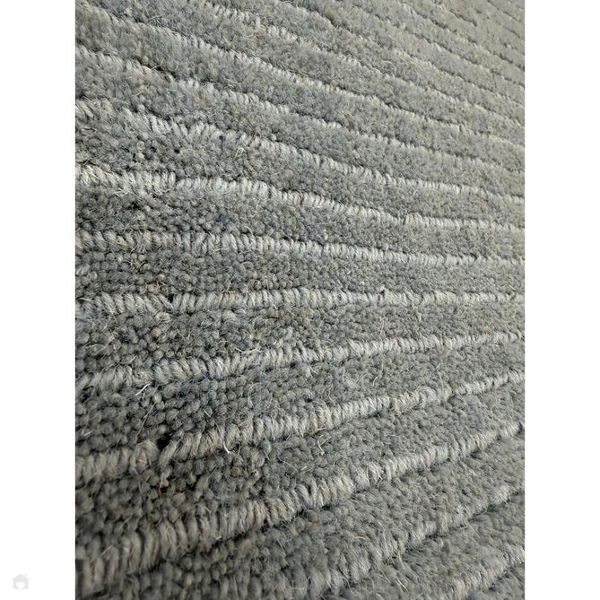 York Modern Plain Textured Subtle Ribbed Stripe Contrasting Smooth Border Handwoven Wool Loop Pile Pale Duck Egg Blue Runner-Asiatic Carpets-Rug Love - The Most Loved Rug Store