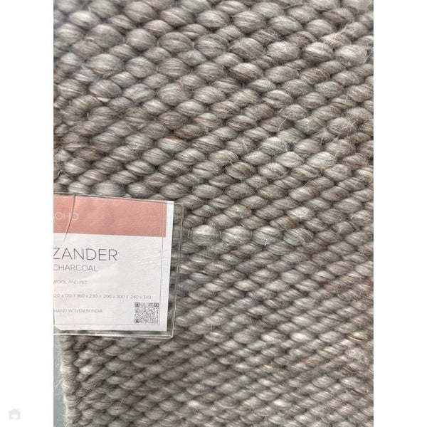 On Sale Zander Modern Plain Hand-Woven Heavy-Weight Chunky Textured ...