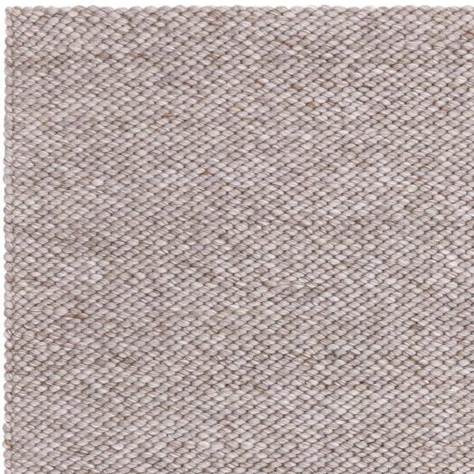 Zander Modern Plain Basketweave Hand-Woven Heavy-Weight Chunky Textured Space-Dyed Wool Blend Low-Profile Looped Pile Charcoal Grey/Off White Rug-Asiatic Carpets-Rug Love - The Most Loved Rug Store