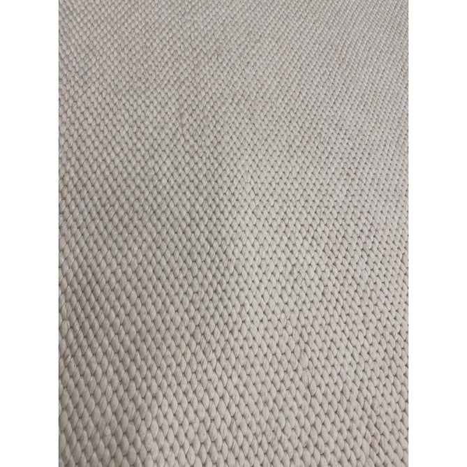 Zander Modern Plain Basketweave Hand-Woven Heavy-Weight Chunky Textured Space-Dyed Wool Blend Low-Profile Looped Pile Ivory Rug-Asiatic Carpets-Rug Love - The Most Loved Rug Store