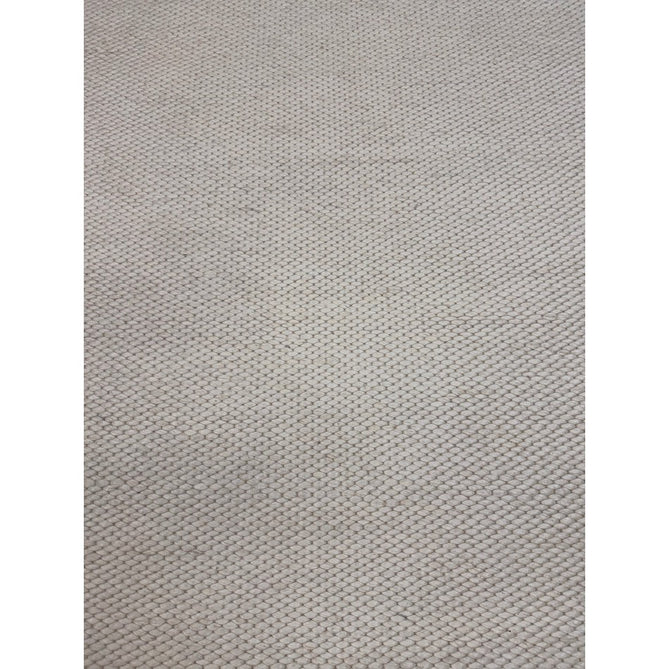 Zander Modern Plain Basketweave Hand-Woven Heavy-Weight Chunky Textured Space-Dyed Wool Blend Low-Profile Looped Pile Ivory Rug-Asiatic Carpets-Rug Love - The Most Loved Rug Store