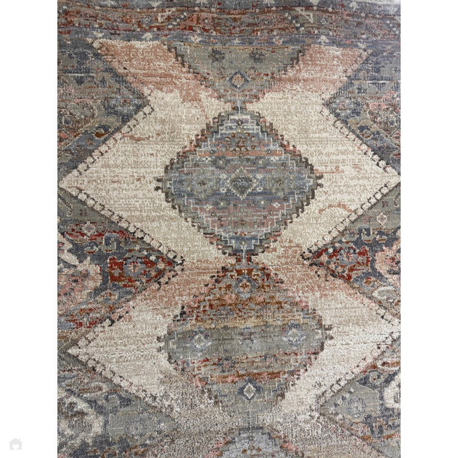 Zola Lisar Traditional Persian Vintage Distressed Ombre Hi-Low Textured Beige/Blue/Silver/Natural Rug-Asiatic Carpets-Rug Love - The Most Loved Rug Store