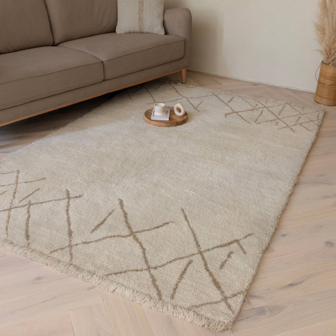 Washable Azera Berber Crosshatch Cream Rug-Asiatic Carpets-Rug Love - The Most Loved Rug Store
