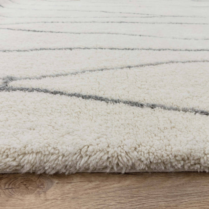 Washable Azera Berber Lineal Cream Rug-Asiatic Carpets-Rug Love - The Most Loved Rug Store