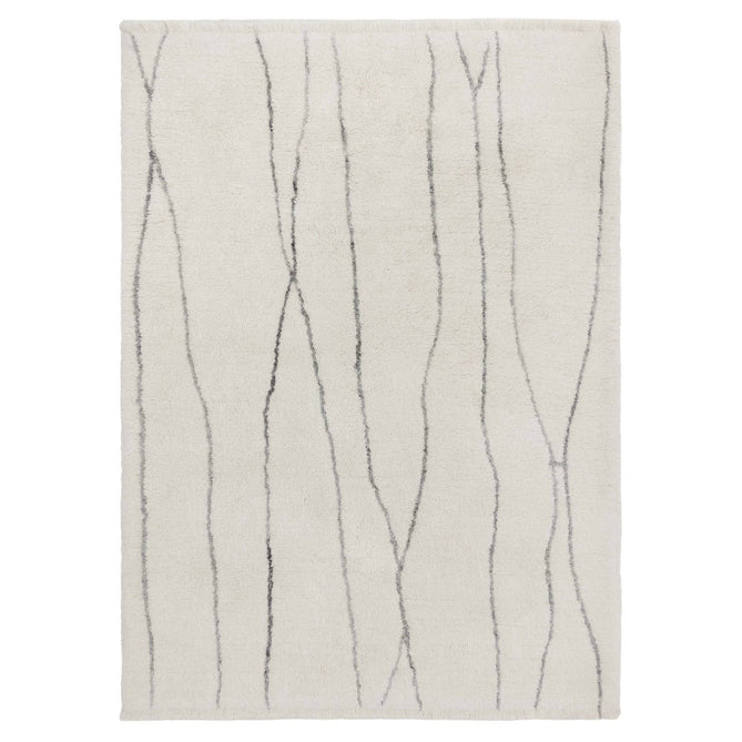 Washable Azera Berber Lineal Cream Rug-Asiatic Carpets-Rug Love - The Most Loved Rug Store