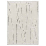 Washable Azera Berber Lineal Cream Rug
