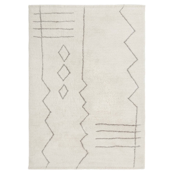 Washable Azera Berber Tribal Cream Rug-Asiatic Carpets-Rug Love - The Most Loved Rug Store