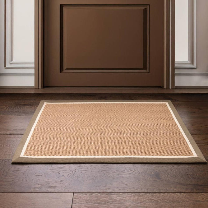 Bordo Herringbone Jute Flatweave Natural/Khaki/Cream Rug-Asiatic Carpets-Rug Love - The Most Loved Rug Store