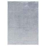 Como Plush Plain Super-Soft Silky Shimmer Ultra High-Density Mid-Height Polyester Shaggy Soft Powder Blue Rug