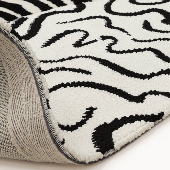 Wilder Zebra Mono/Black Rug-Asiatic Carpets-Rug Love - The Most Loved Rug Store