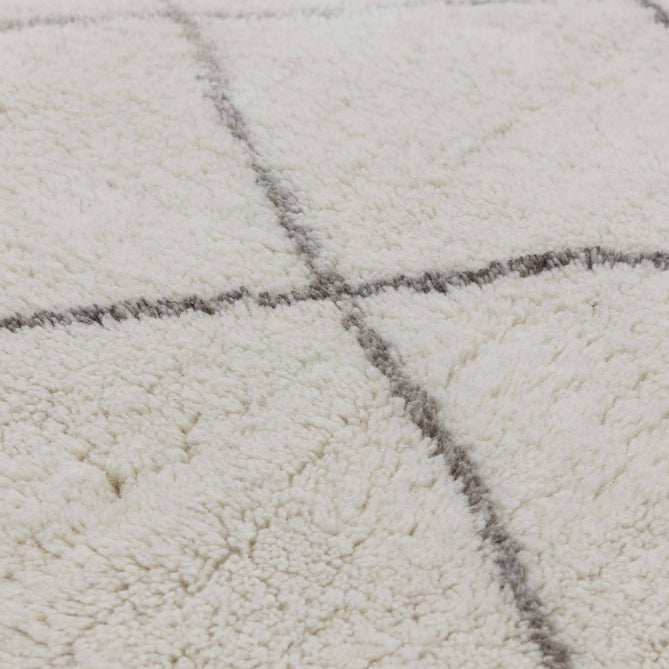 Washable Azera Berber Rhombus Cream Rug-Asiatic Carpets-Rug Love - The Most Loved Rug Store
