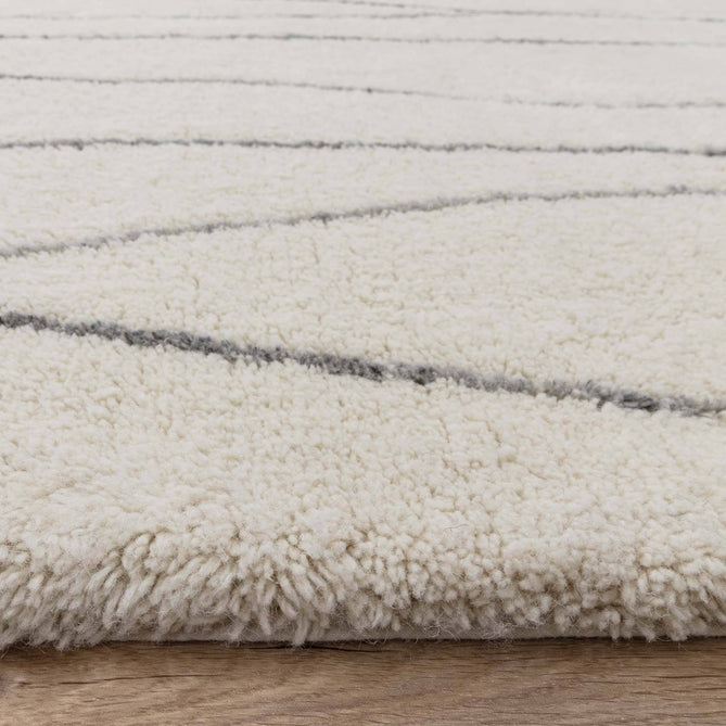 Washable Azera Berber Rhombus Cream Rug-Asiatic Carpets-Rug Love - The Most Loved Rug Store