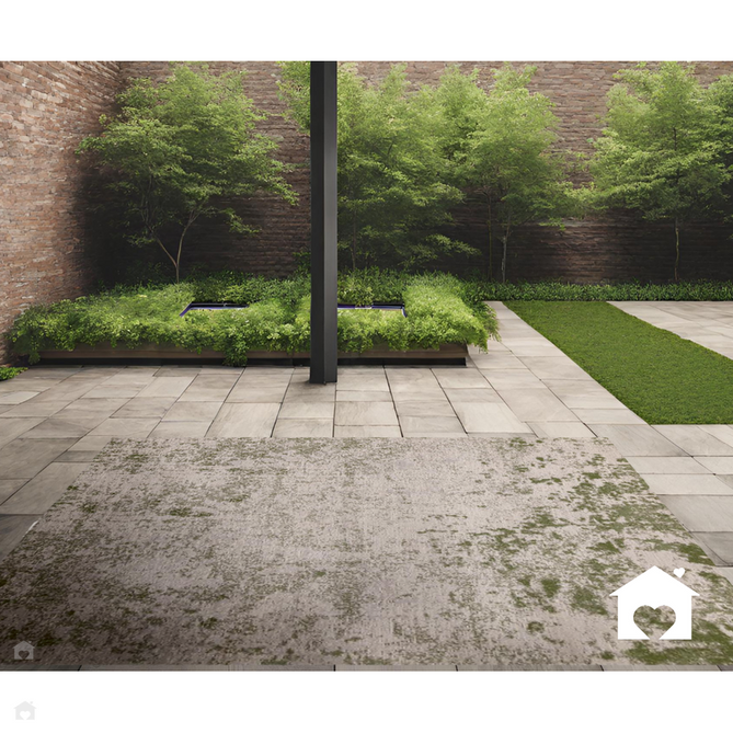 Dara Modern Abstract Durable Stain-Resistant Weatherproof Flatweave In-Outdoor Green/Silver/Natural Rug-Asiatic Carpets-Rug Love - The Most Loved Rug Store