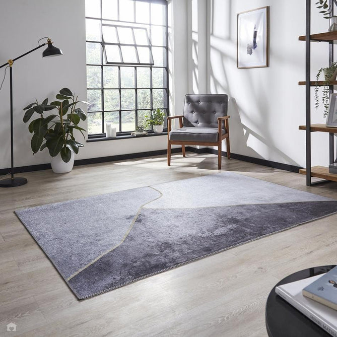 Force K7279 Grey/Gold Rug-Think Rugs-Rug Love - The Most Loved Rug Store
