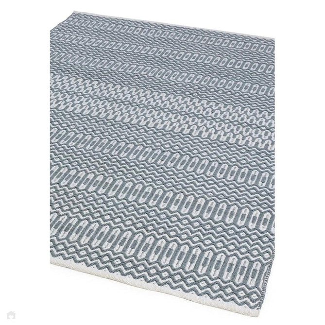 Halsey Modern Geometric Durable Stain-Resistant Weatherproof Flatweave In-Outdoor Duck Egg Rug-Asiatic Carpets-Rug Love - The Most Loved Rug Store