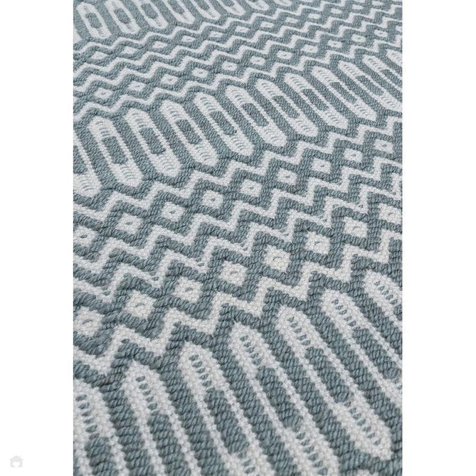 Halsey Modern Geometric Durable Stain-Resistant Weatherproof Flatweave In-Outdoor Duck Egg Rug-Asiatic Carpets-Rug Love - The Most Loved Rug Store