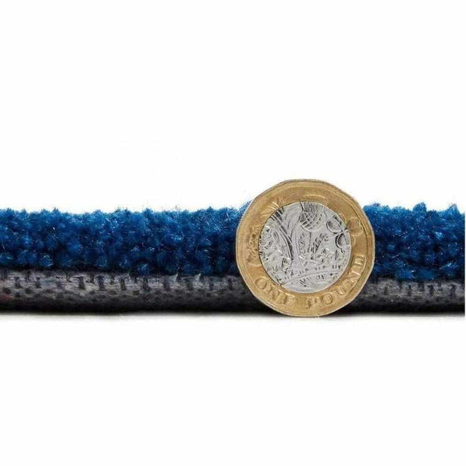 Hong Kong HK8583 Modern Geometric Hand-Tufted Soft Textured Hi-Lo Acrylic Navy Rug-Think Rugs-Rug Love - The Most Loved Rug Store