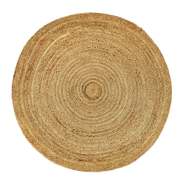 Jute Extra Natural Plain Round Rug Lowest Price £134 Rug Love