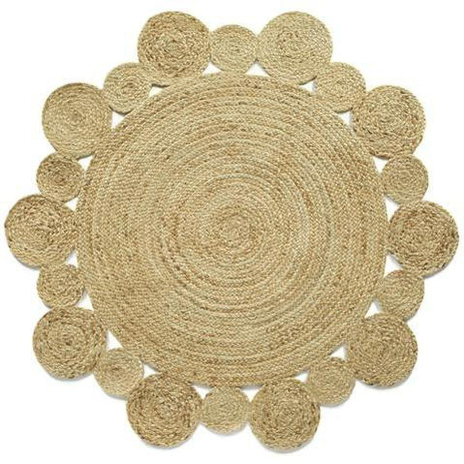Jute Extra Natural Round Rug Lowest Price £134.00 | Rug Love