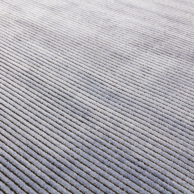 Kuza Plain Stripe Modern Abstract Distressed Shimmer Hi-Lo Textured Soft Velvety Touch High-Density Durable Easy-Care Short Pile Navy Rug-Asiatic Carpets-Rug Love - The Most Loved Rug Store