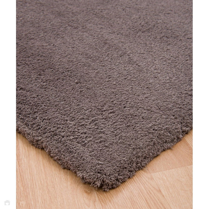 Lulu Plush Super-Soft Densely Woven Plain Silky Polyester Mid-Height Shaggy Smoke Rug-Asiatic Carpets-Rug Love - The Most Loved Rug Store
