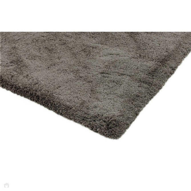 Lulu Plush Super-Soft Densely Woven Plain Silky Polyester Mid-Height Shaggy Smoke Rug-Asiatic Carpets-Rug Love - The Most Loved Rug Store