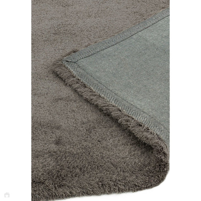 Lulu Plush Super-Soft Densely Woven Plain Silky Polyester Mid-Height Shaggy Smoke Rug-Asiatic Carpets-Rug Love - The Most Loved Rug Store