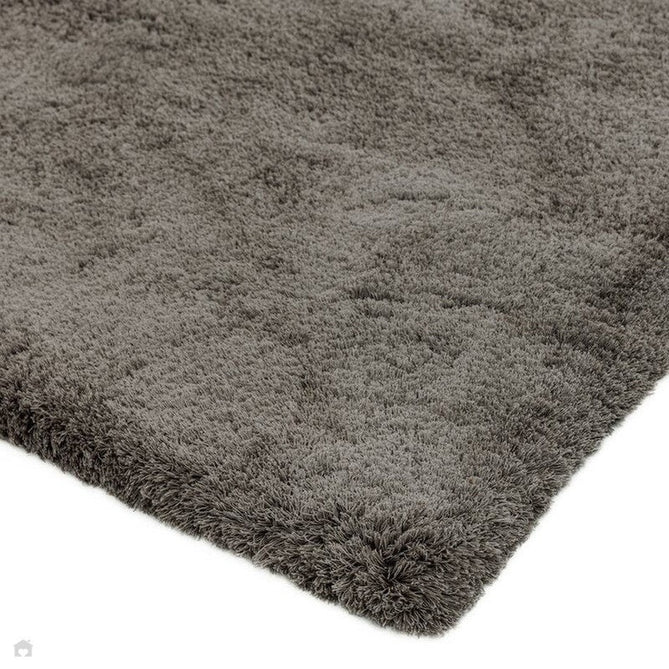 Lulu Plush Super-Soft Densely Woven Plain Silky Polyester Mid-Height Shaggy Smoke Rug-Asiatic Carpets-Rug Love - The Most Loved Rug Store