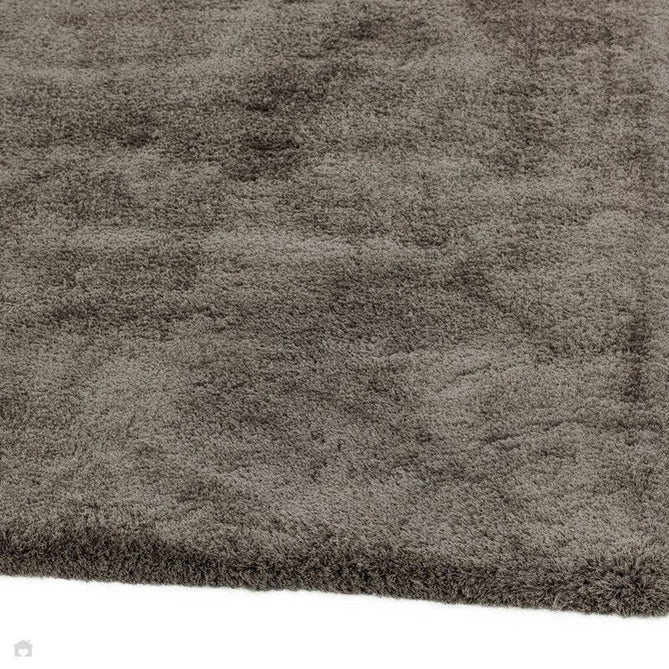 Lulu Plush Super-Soft Densely Woven Plain Silky Polyester Mid-Height Shaggy Smoke Rug-Asiatic Carpets-Rug Love - The Most Loved Rug Store