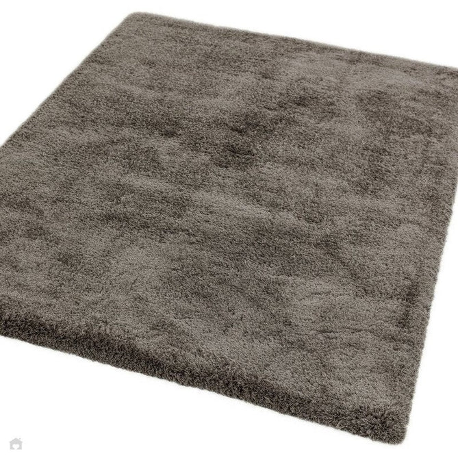 Lulu Plush Super-Soft Densely Woven Plain Silky Polyester Mid-Height Shaggy Smoke Rug-Asiatic Carpets-Rug Love - The Most Loved Rug Store