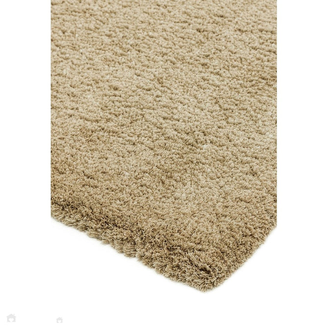 Lulu Plush Super-Soft High-Density Woven Plain Silky Polyester Mid-Height Shaggy Sand Rug-Asiatic Carpets-Rug Love - The Most Loved Rug Store