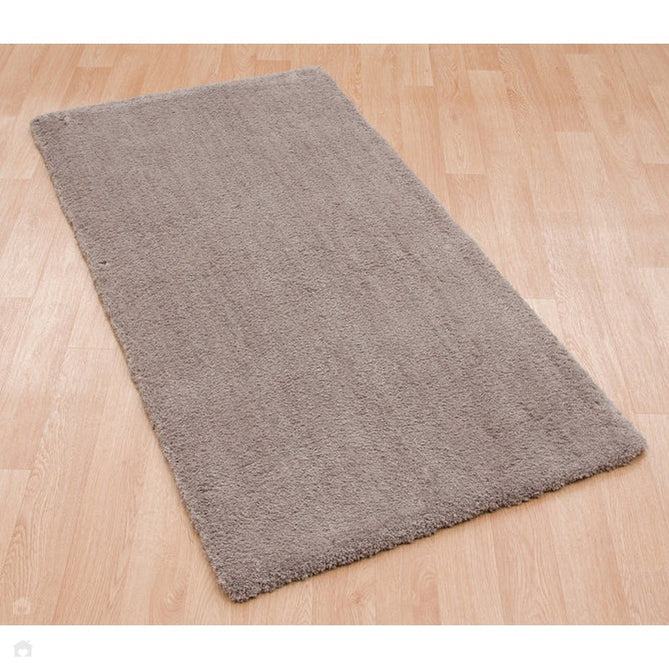 Lulu Plush Super-Soft High-Density Woven Plain Silky Polyester Mid-Height Shaggy Stone Rug-Asiatic Carpets-Rug Love - The Most Loved Rug Store