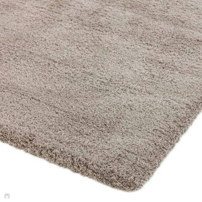 Lulu Plush Super-Soft High-Density Woven Plain Silky Polyester Mid-Height Shaggy Stone Rug-Asiatic Carpets-Rug Love - The Most Loved Rug Store