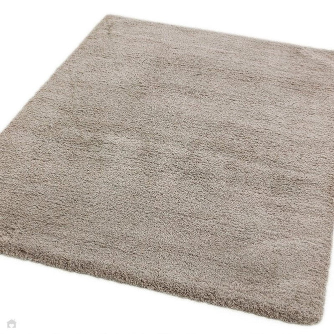 Lulu Plush Super-Soft High-Density Woven Plain Silky Polyester Mid-Height Shaggy Stone Rug-Asiatic Carpets-Rug Love - The Most Loved Rug Store