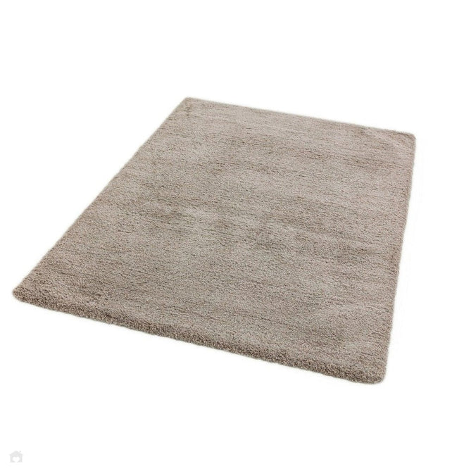 Lulu Plush Super-Soft High-Density Woven Plain Silky Polyester Mid-Height Shaggy Stone Rug-Asiatic Carpets-Rug Love - The Most Loved Rug Store