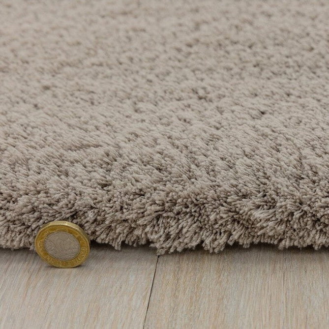 Lulu Plush Super-Soft High-Density Woven Plain Silky Polyester Mid-Height Shaggy Stone Rug-Asiatic Carpets-Rug Love - The Most Loved Rug Store