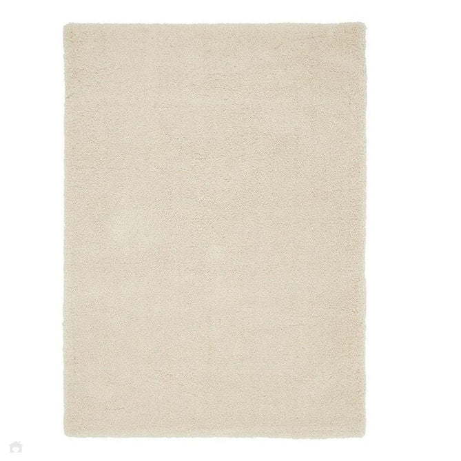 Lulu Plush Super-Soft High-Density Woven Plain Silky Polyester Shaggy Ivory Rug-Asiatic Carpets-Rug Love - The Most Loved Rug Store