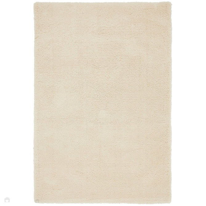 Lulu Plush Super-Soft High-Density Woven Plain Silky Polyester Shaggy Ivory Rug-Asiatic Carpets-Rug Love - The Most Loved Rug Store