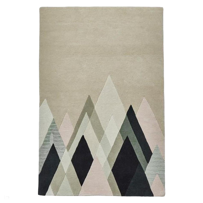 Michelle Collins MC21 Modern Abstract Soft Hand-Woven Wool Beige/Multi Rug-Think Rugs-Rug Love - The Most Loved Rug Store
