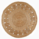 Nova Jute Natural Round Rug