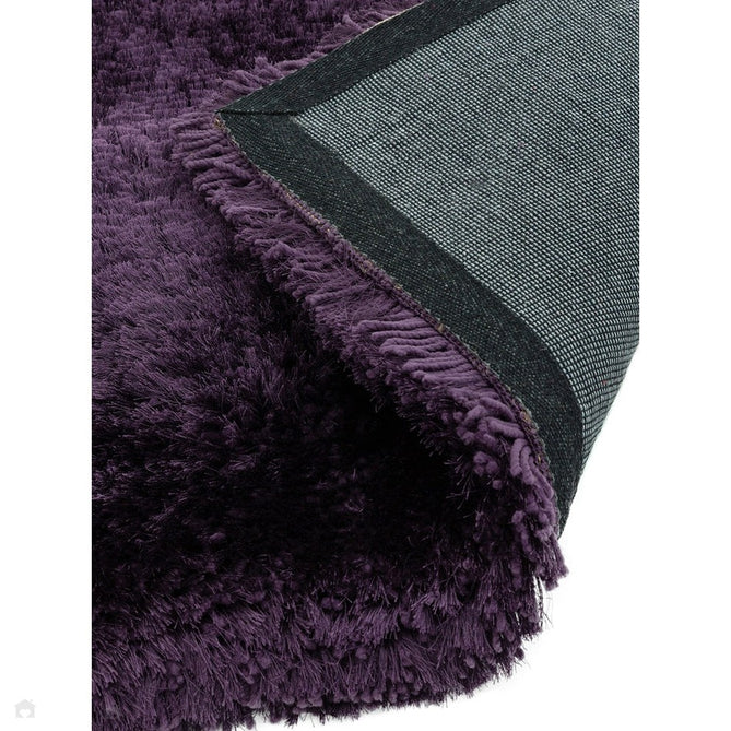 Plush Luxury Super Thick Heavyweight High-Density Hand-Woven Soft High-Pile Plain Polyester Tonal Textured Metallic Shimmer Shaggy Purple Rug-Asiatic Carpets-Rug Love - The Most Loved Rug Store