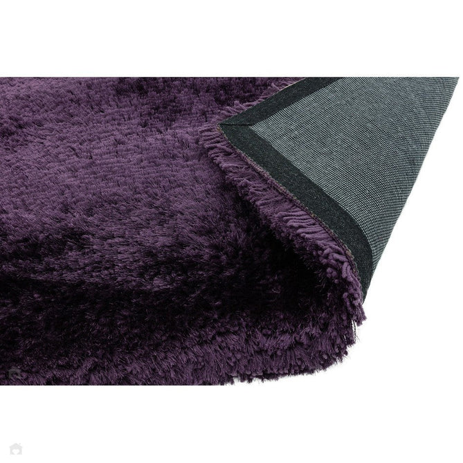 Plush Luxury Super Thick Heavyweight High-Density Hand-Woven Soft High-Pile Plain Polyester Tonal Textured Metallic Shimmer Shaggy Purple Rug-Asiatic Carpets-Rug Love - The Most Loved Rug Store